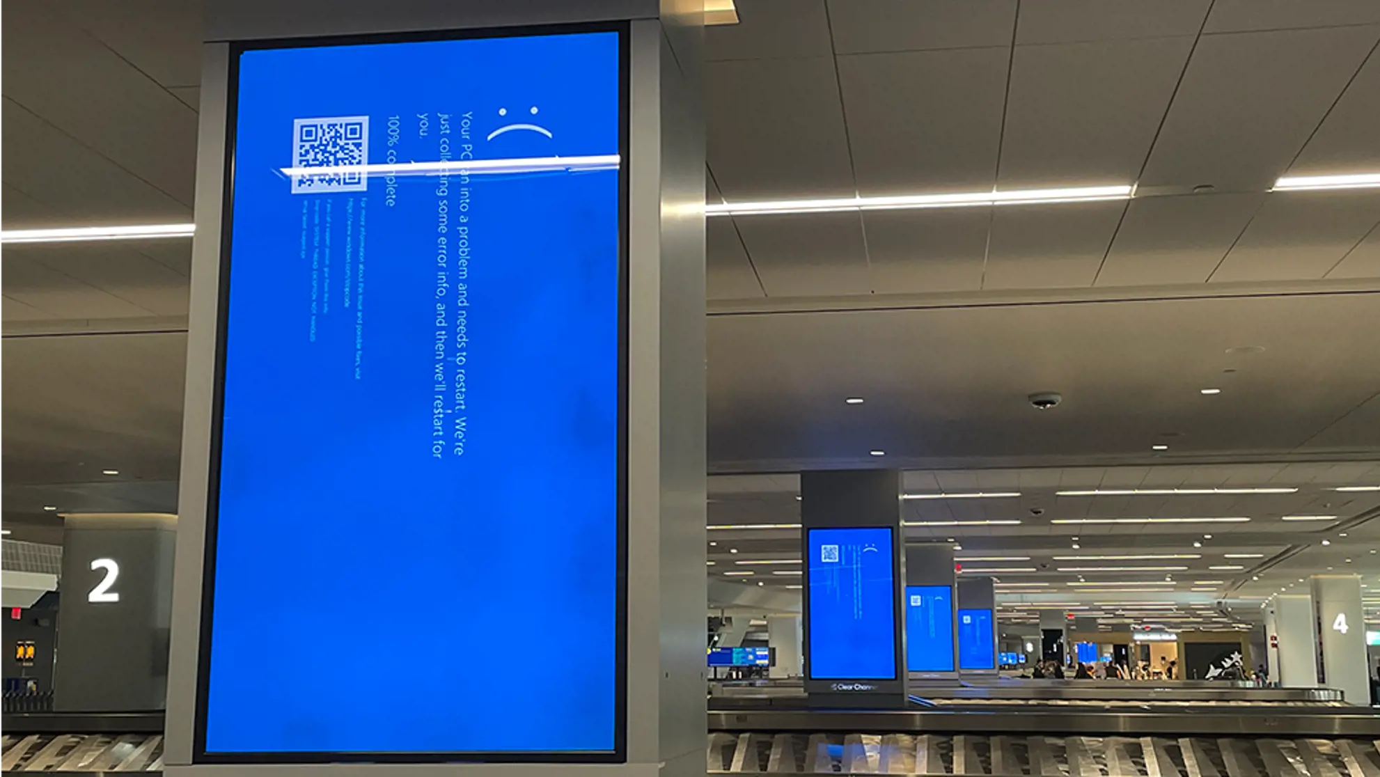 Crowdstrike BSOD Flughafen LGOA