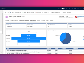 Dynamic Sales Hub Revenue Screenshot von PowerBI mit Revenue im Fokus